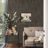 Weathered Board Chocolate Wallpaper is a natural looking wood design. Knots and texture in the wood add to the realistic look and charm.